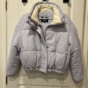Penfield Cropped Lilac Puffer Jacket